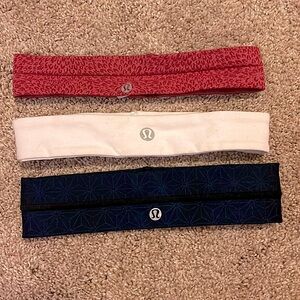 Lululemon headbands x 3